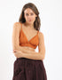 Cotton bralette with elastic straps